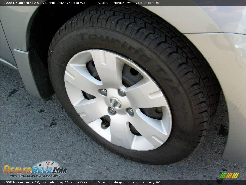 2008 Nissan Sentra 2.0 Magnetic Gray / Charcoal/Steel Photo #9