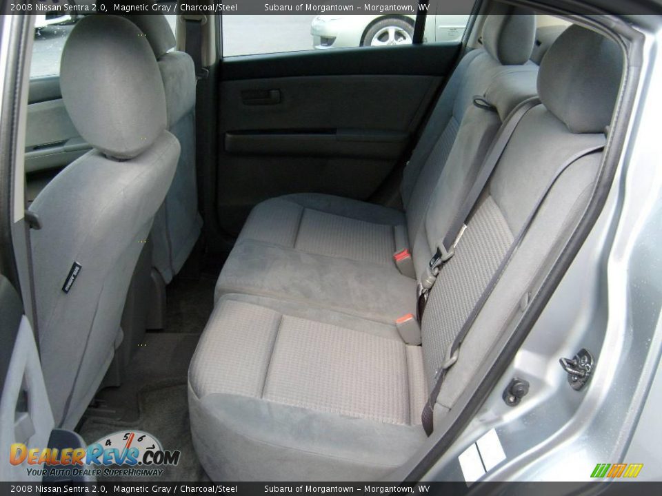 2008 Nissan Sentra 2.0 Magnetic Gray / Charcoal/Steel Photo #13