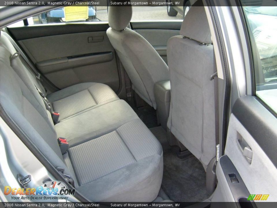 2008 Nissan Sentra 2.0 Magnetic Gray / Charcoal/Steel Photo #16