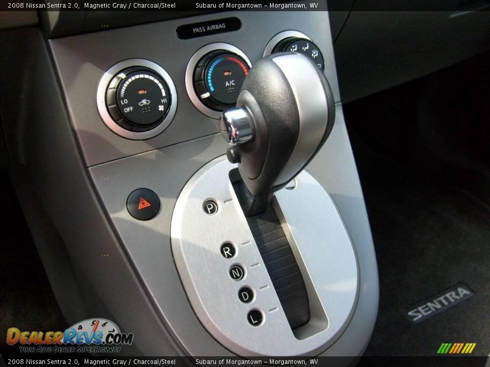 2008 Nissan Sentra 2.0 Magnetic Gray / Charcoal/Steel Photo #18
