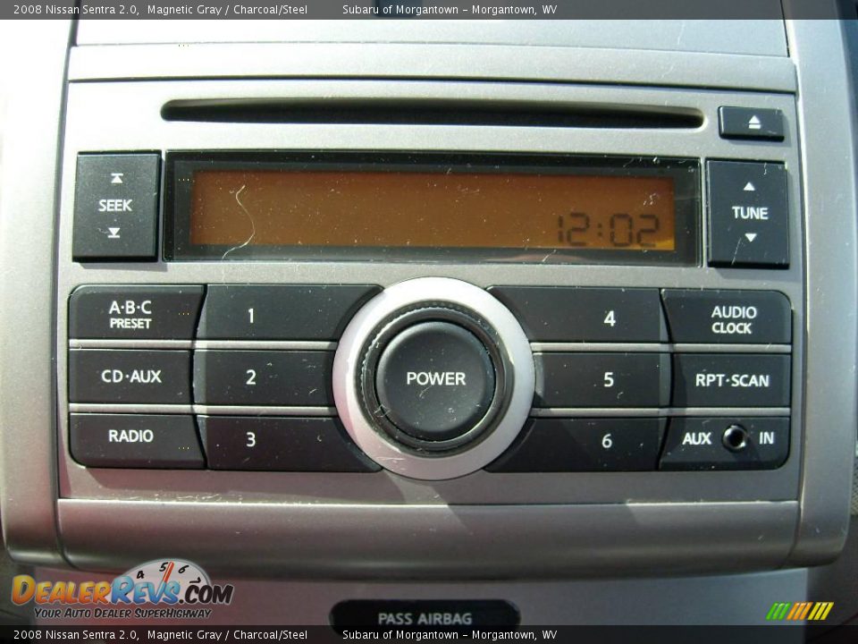 2008 Nissan Sentra 2.0 Magnetic Gray / Charcoal/Steel Photo #19