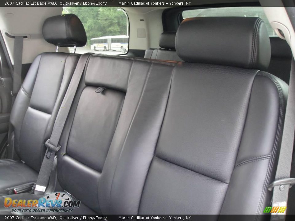 2007 Cadillac Escalade AWD Quicksilver / Ebony/Ebony Photo #15