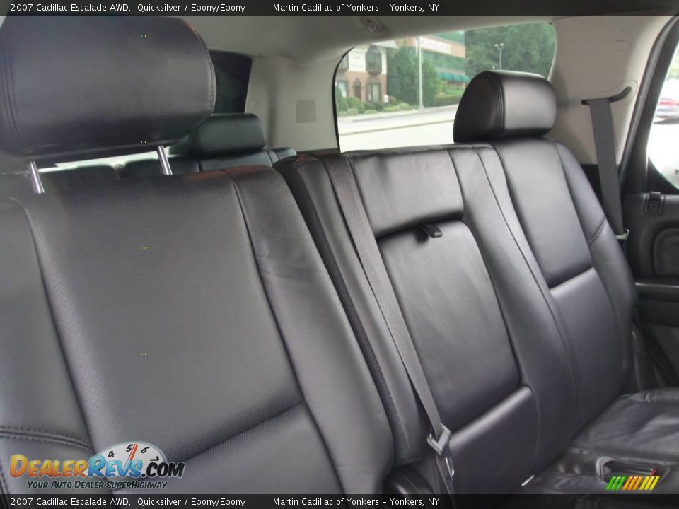 2007 Cadillac Escalade AWD Quicksilver / Ebony/Ebony Photo #20