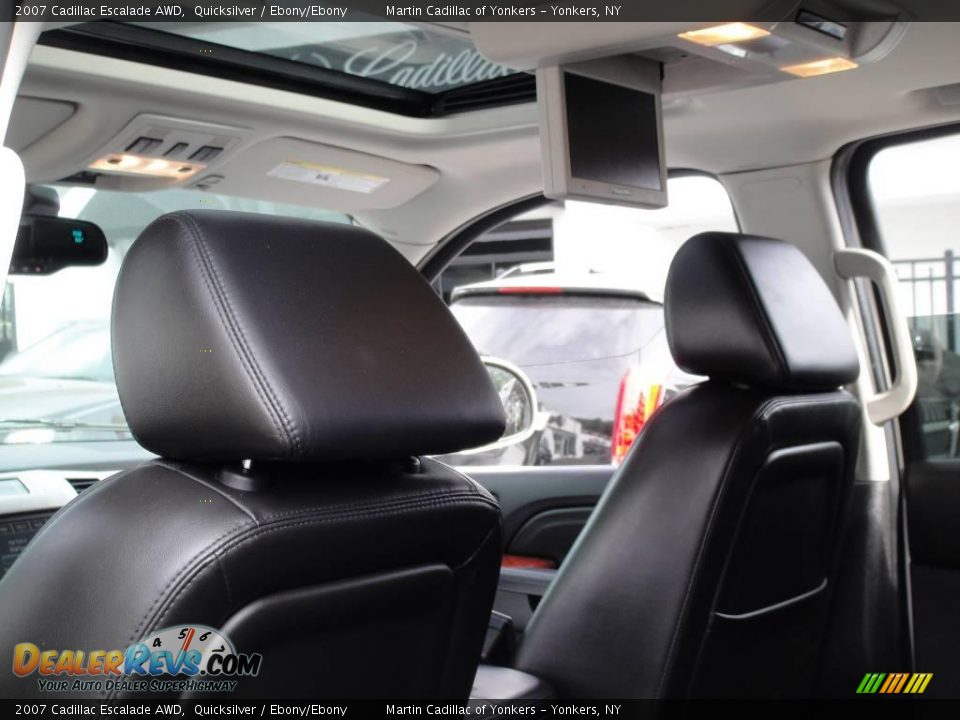 2007 Cadillac Escalade AWD Quicksilver / Ebony/Ebony Photo #23