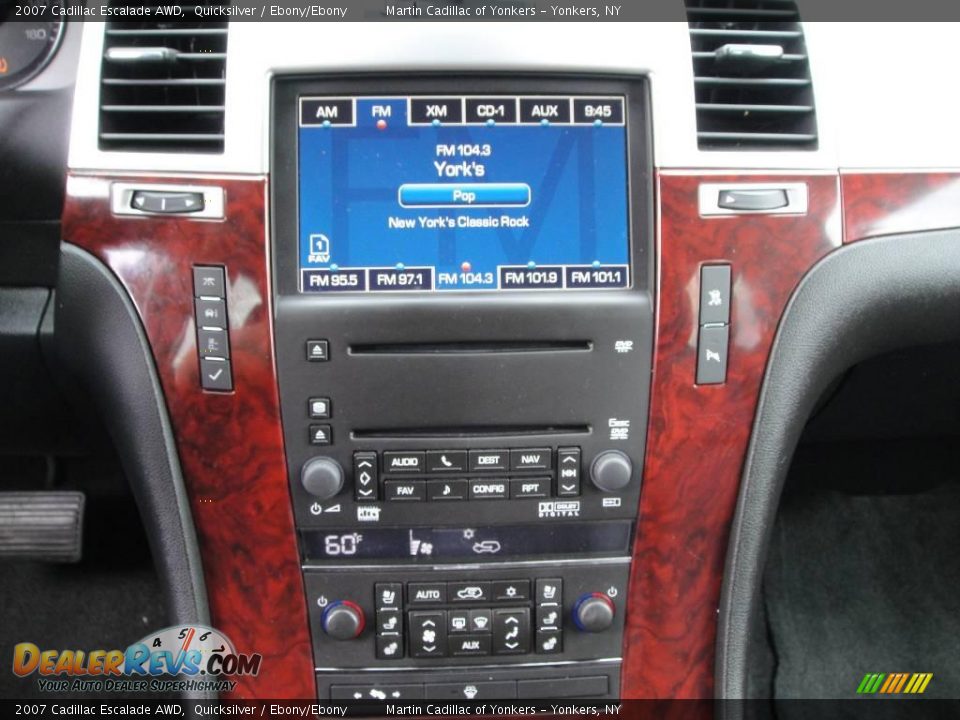 2007 Cadillac Escalade AWD Quicksilver / Ebony/Ebony Photo #28