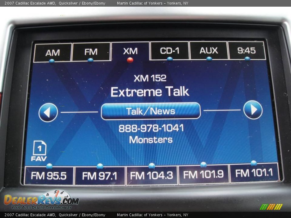 2007 Cadillac Escalade AWD Quicksilver / Ebony/Ebony Photo #29