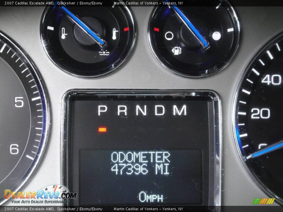 2007 Cadillac Escalade AWD Quicksilver / Ebony/Ebony Photo #31
