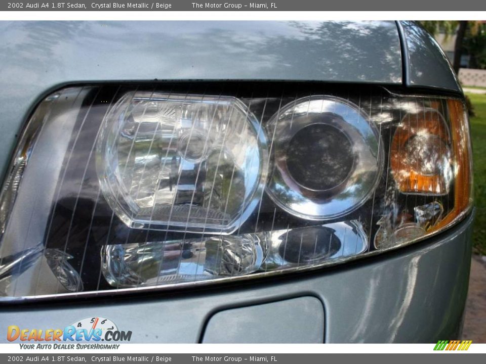 2002 Audi A4 1.8T Sedan Crystal Blue Metallic / Beige Photo #22