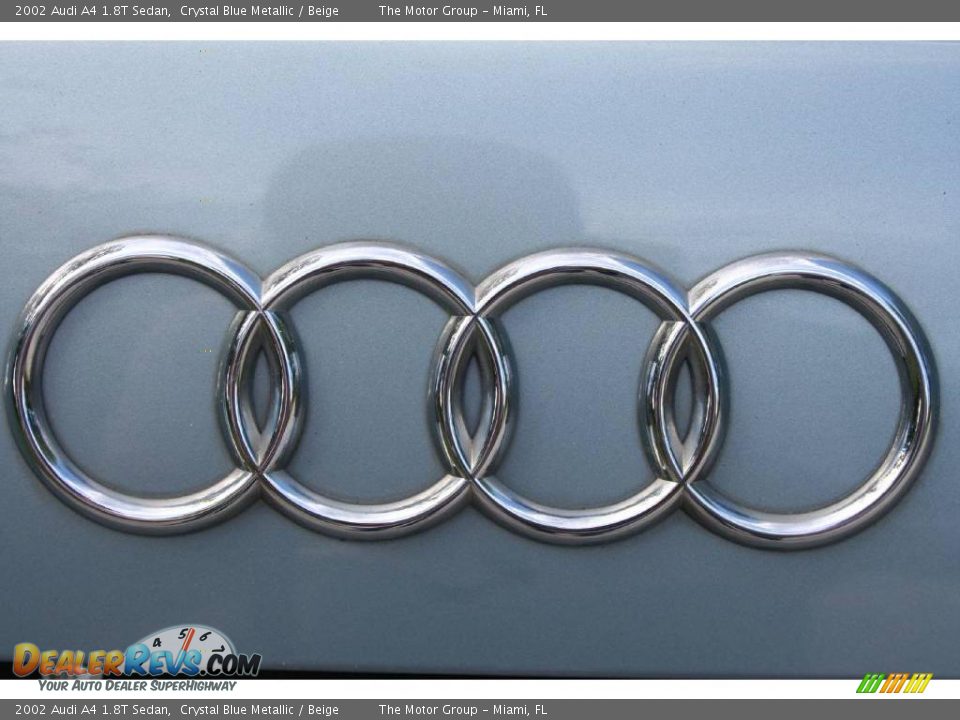 2002 Audi A4 1.8T Sedan Crystal Blue Metallic / Beige Photo #31