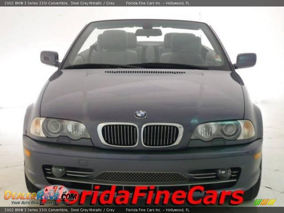 2002 BMW 3 Series 330i Convertible Steel Grey Metallic / Grey Photo #5
