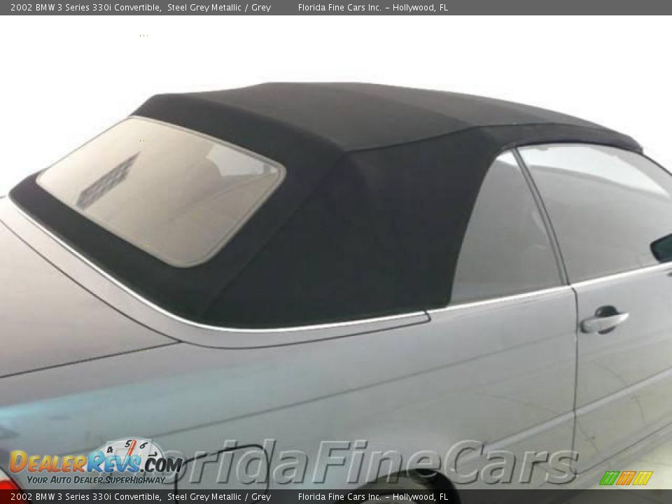 2002 BMW 3 Series 330i Convertible Steel Grey Metallic / Grey Photo #9