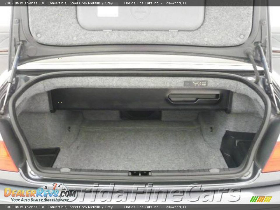 2002 BMW 3 Series 330i Convertible Steel Grey Metallic / Grey Photo #11