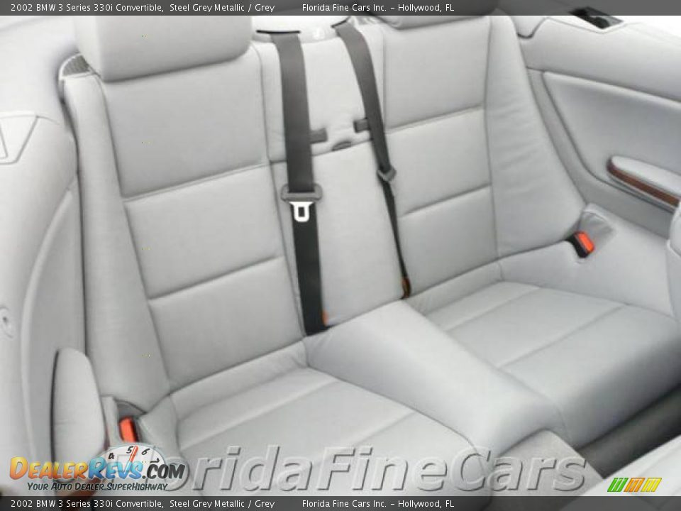 2002 BMW 3 Series 330i Convertible Steel Grey Metallic / Grey Photo #15