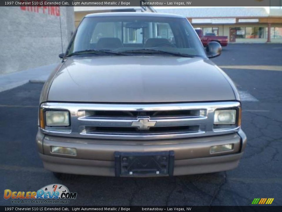 1997 Chevrolet S10 LS Extended Cab Light Autumnwood Metallic / Beige Photo #3