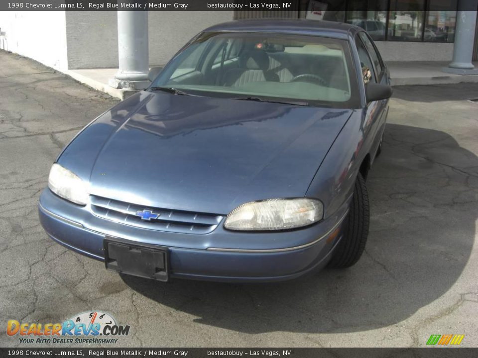 1998 Chevrolet Lumina LS Regal Blue Metallic / Medium Gray Photo #12