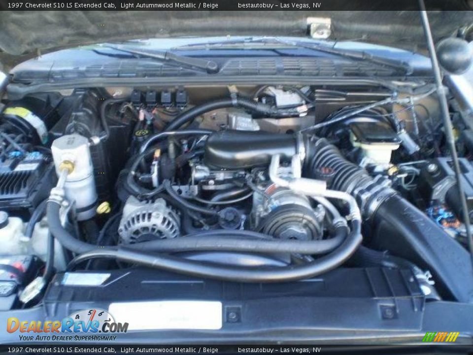1997 Chevrolet S10 LS Extended Cab Light Autumnwood Metallic / Beige Photo #23