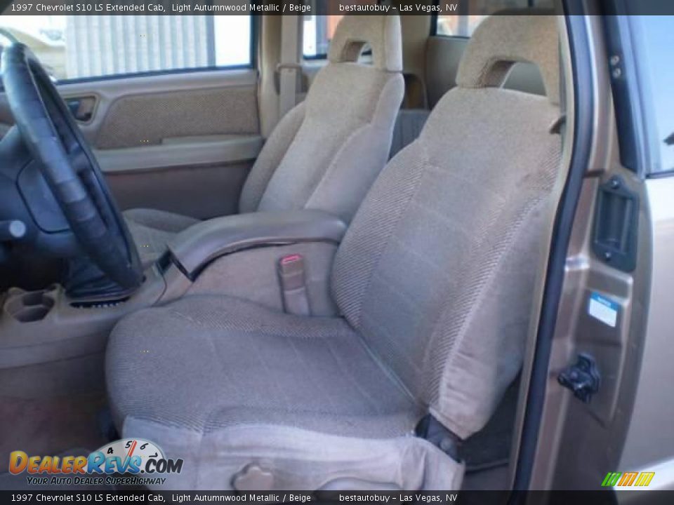 1997 Chevrolet S10 LS Extended Cab Light Autumnwood Metallic / Beige Photo #26