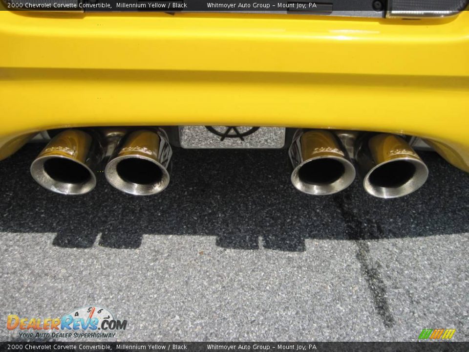 2000 Chevrolet Corvette Convertible Millennium Yellow / Black Photo #10