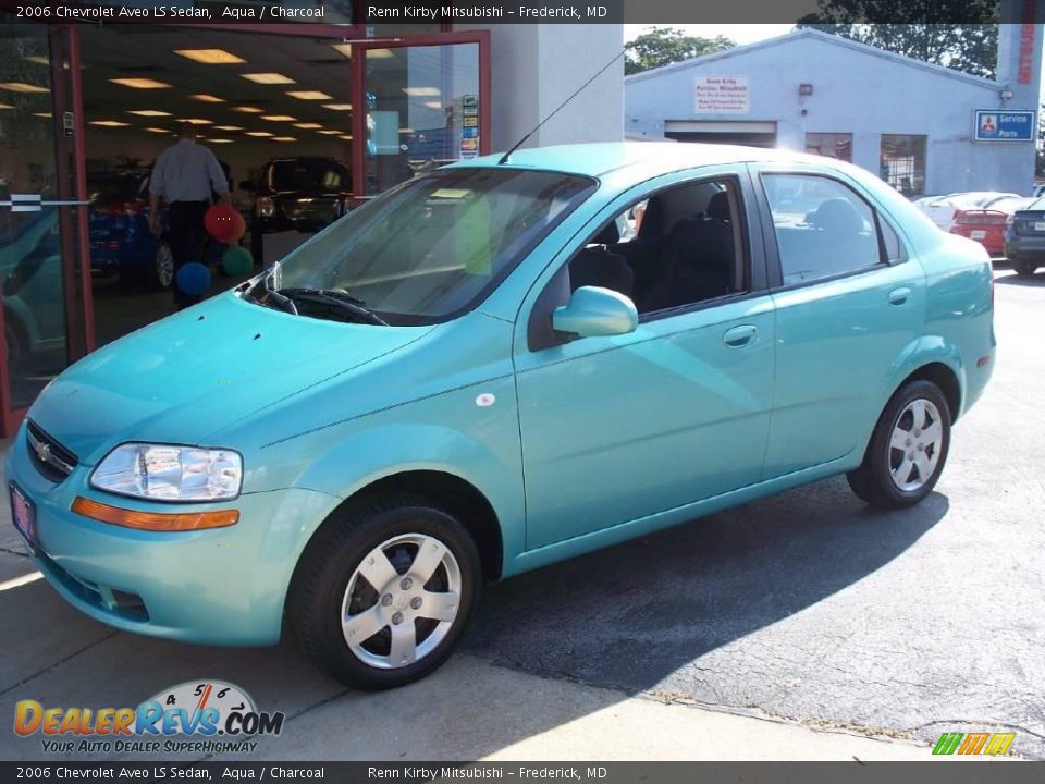 2006 Chevrolet Aveo LS Sedan Aqua / Charcoal Photo #1