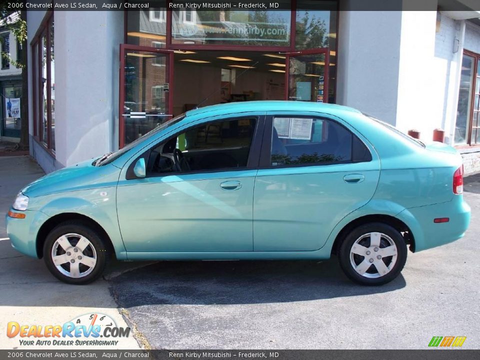 2006 Chevrolet Aveo LS Sedan Aqua / Charcoal Photo #2