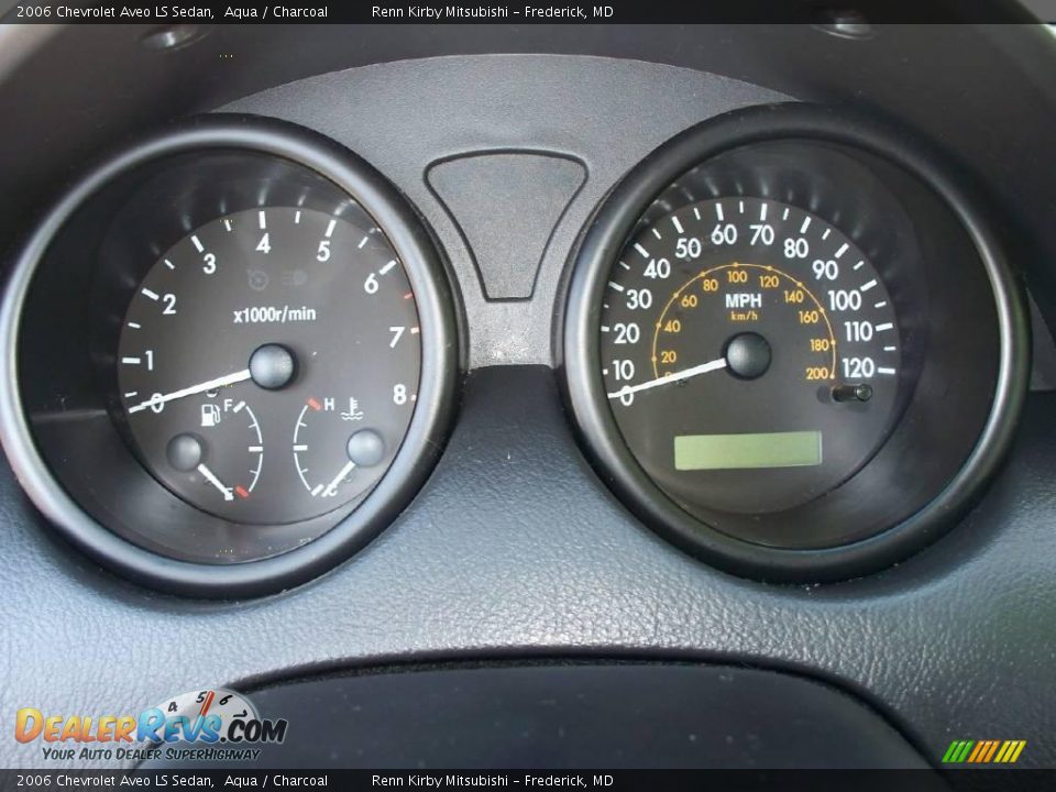 2006 Chevrolet Aveo LS Sedan Aqua / Charcoal Photo #5