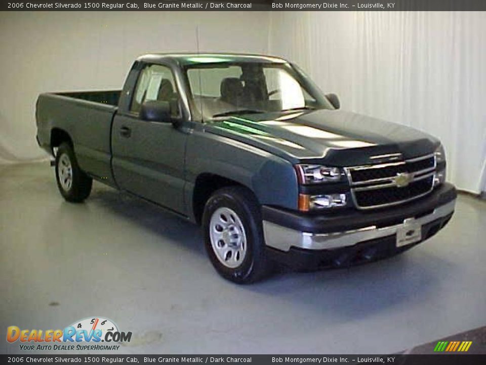 2006 Chevrolet Silverado 1500 Regular Cab Blue Granite Metallic / Dark Charcoal Photo #1