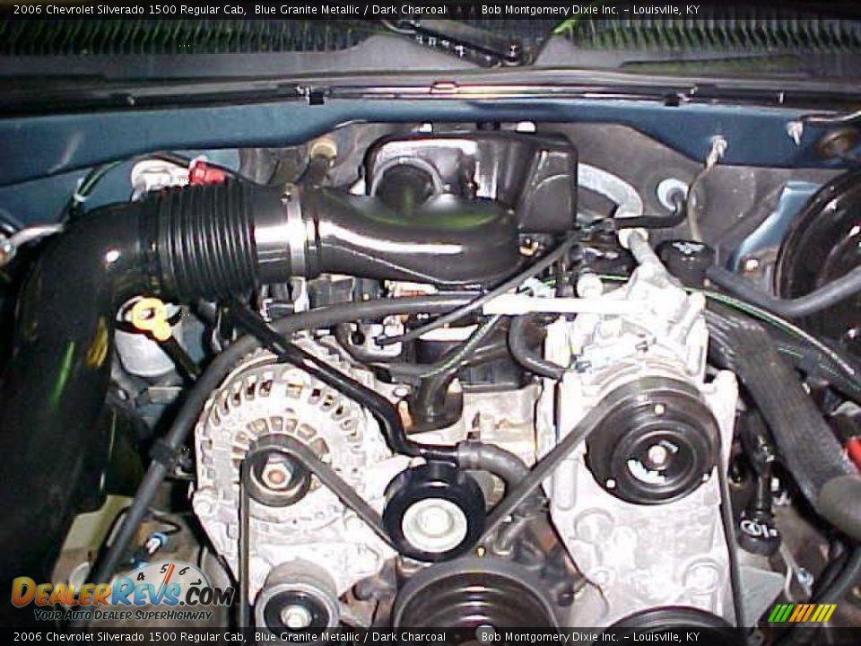 2006 Chevrolet Silverado 1500 Regular Cab Blue Granite Metallic / Dark Charcoal Photo #5