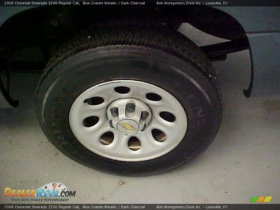 2006 Chevrolet Silverado 1500 Regular Cab Blue Granite Metallic / Dark Charcoal Photo #12