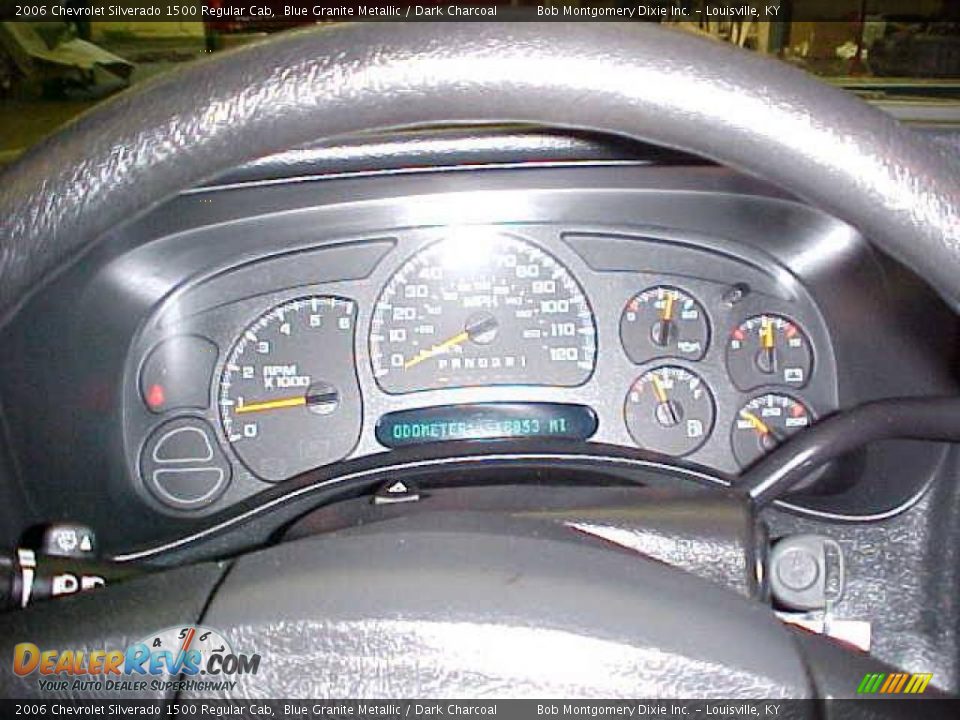 2006 Chevrolet Silverado 1500 Regular Cab Blue Granite Metallic / Dark Charcoal Photo #15
