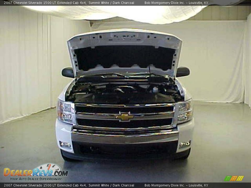 2007 Chevrolet Silverado 1500 LT Extended Cab 4x4 Summit White / Dark Charcoal Photo #4