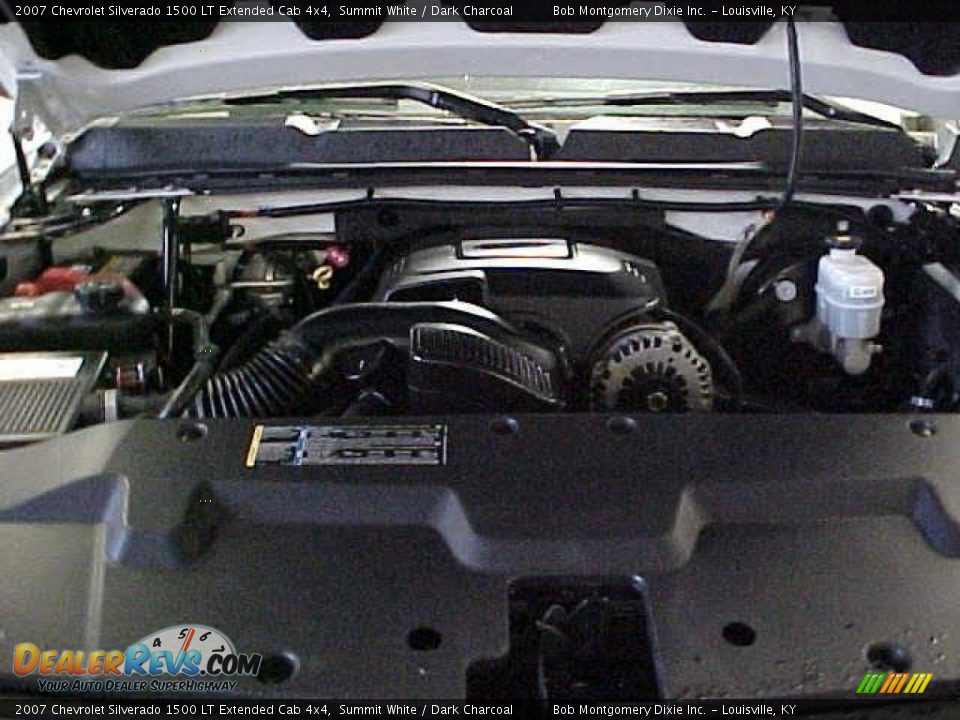 2007 Chevrolet Silverado 1500 LT Extended Cab 4x4 Summit White / Dark Charcoal Photo #5