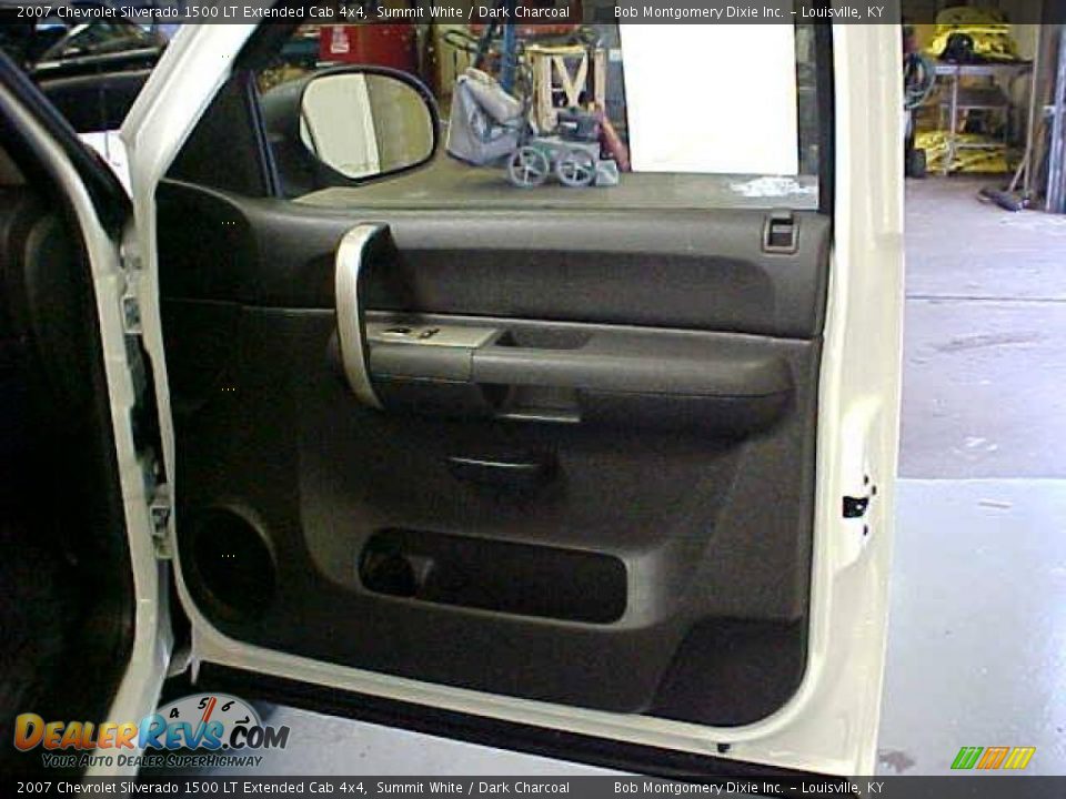 2007 Chevrolet Silverado 1500 LT Extended Cab 4x4 Summit White / Dark Charcoal Photo #6