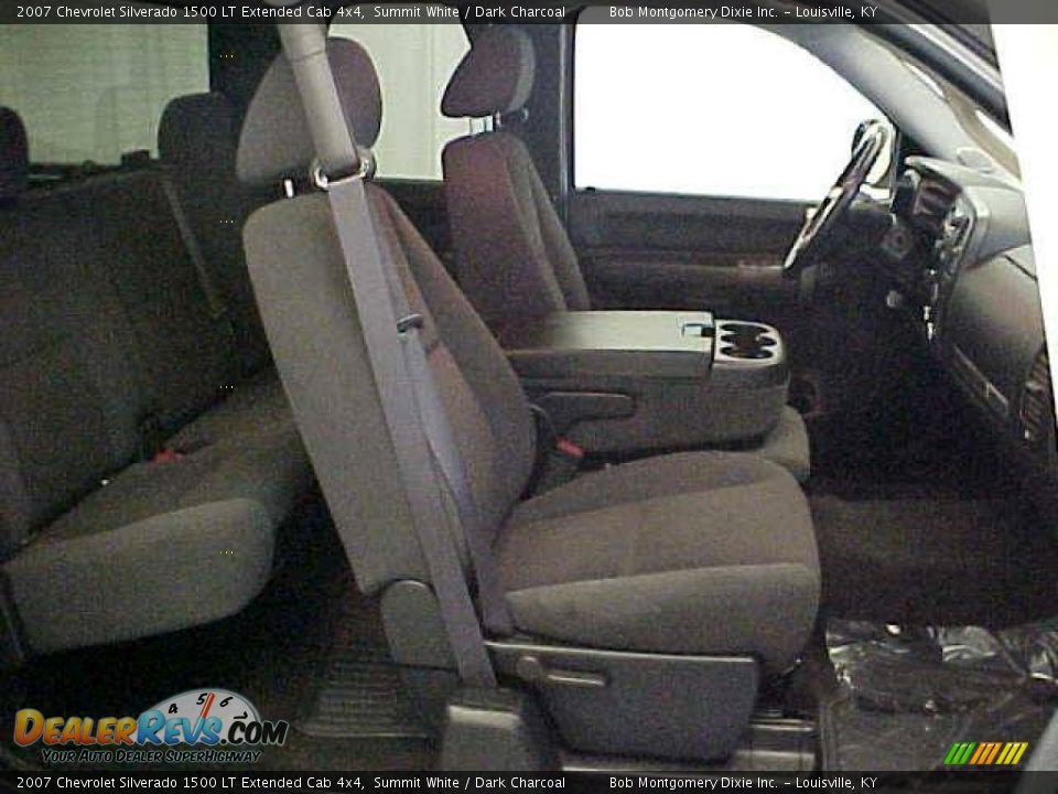 2007 Chevrolet Silverado 1500 LT Extended Cab 4x4 Summit White / Dark Charcoal Photo #8