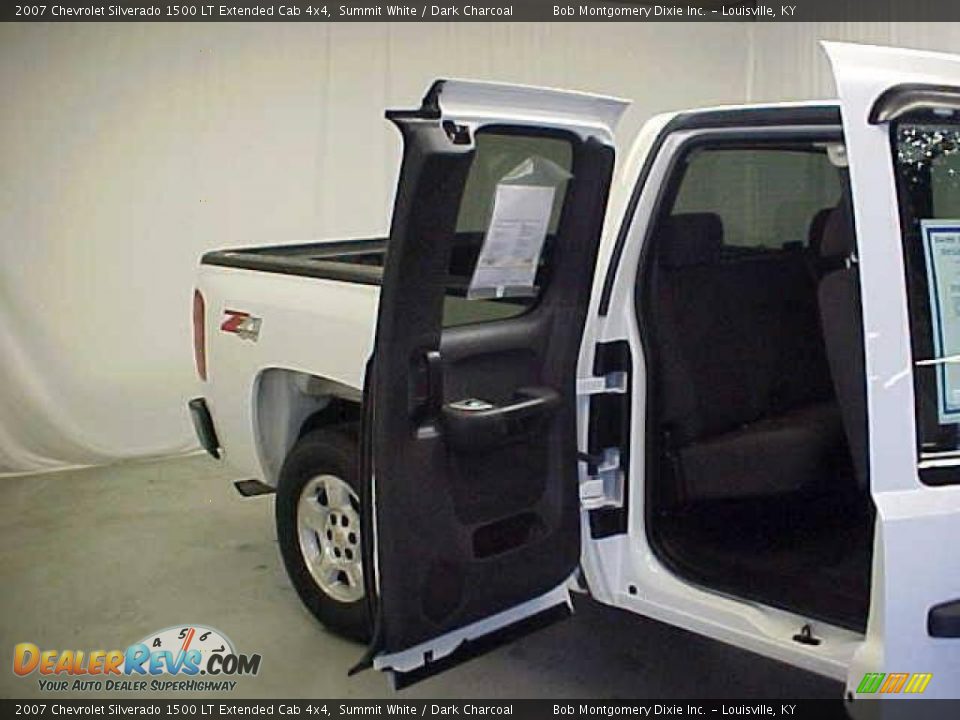 2007 Chevrolet Silverado 1500 LT Extended Cab 4x4 Summit White / Dark Charcoal Photo #9