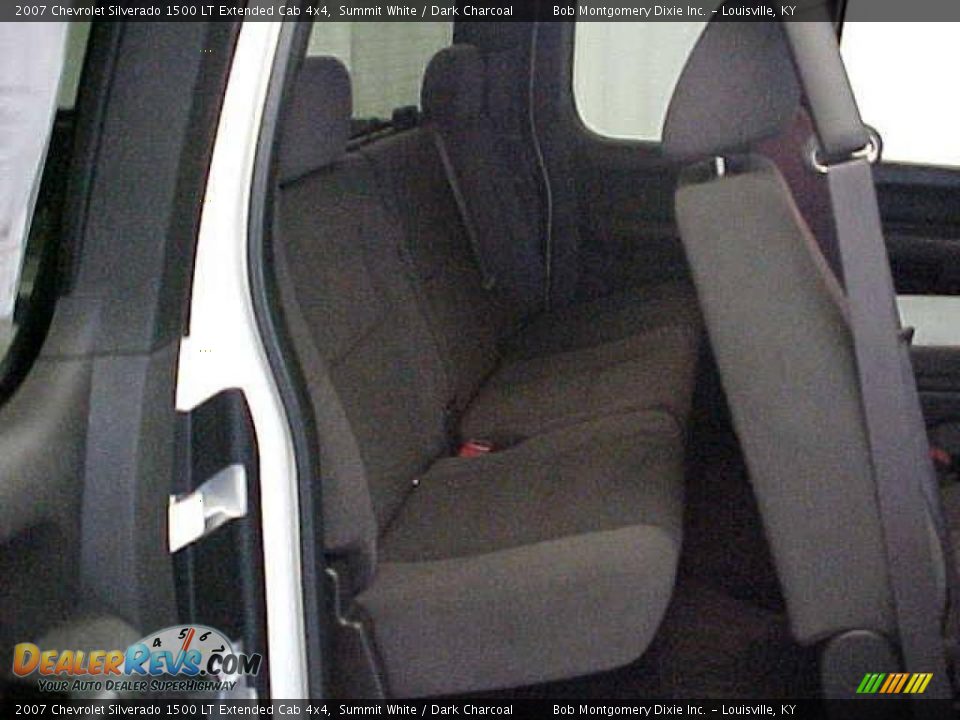 2007 Chevrolet Silverado 1500 LT Extended Cab 4x4 Summit White / Dark Charcoal Photo #10