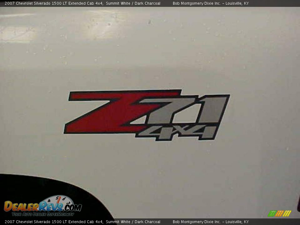 2007 Chevrolet Silverado 1500 LT Extended Cab 4x4 Summit White / Dark Charcoal Photo #14