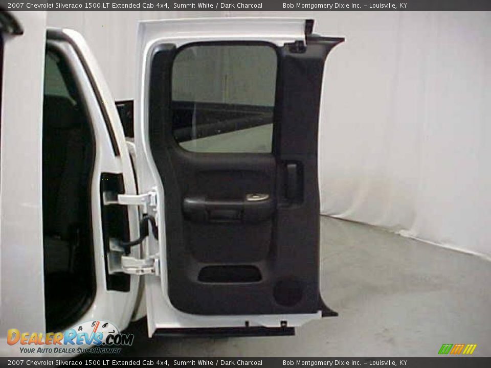 2007 Chevrolet Silverado 1500 LT Extended Cab 4x4 Summit White / Dark Charcoal Photo #16