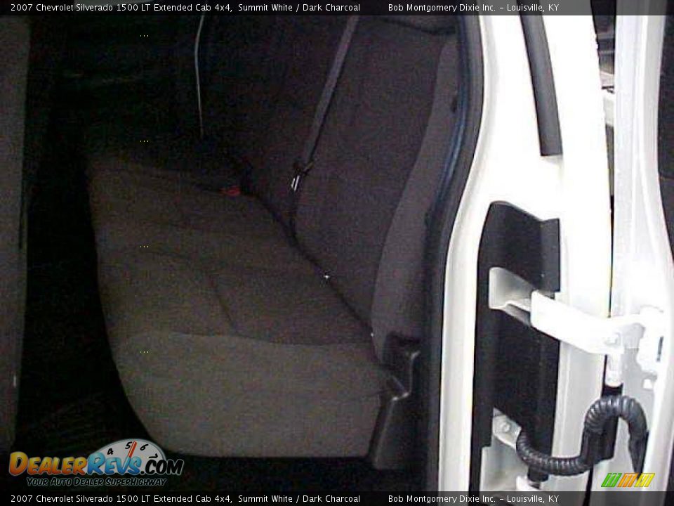 2007 Chevrolet Silverado 1500 LT Extended Cab 4x4 Summit White / Dark Charcoal Photo #17