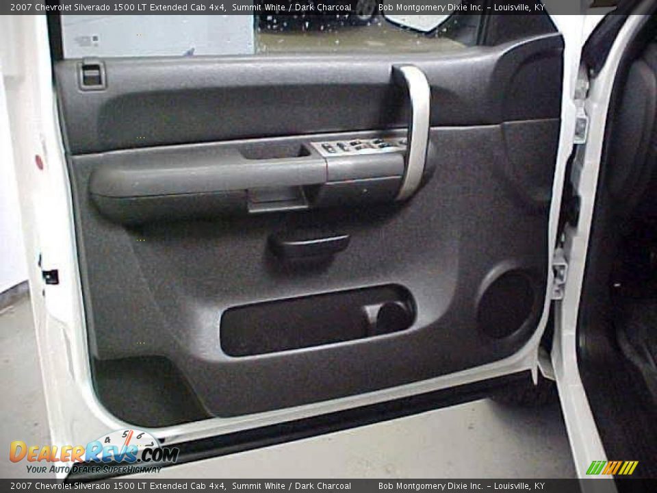 2007 Chevrolet Silverado 1500 LT Extended Cab 4x4 Summit White / Dark Charcoal Photo #18