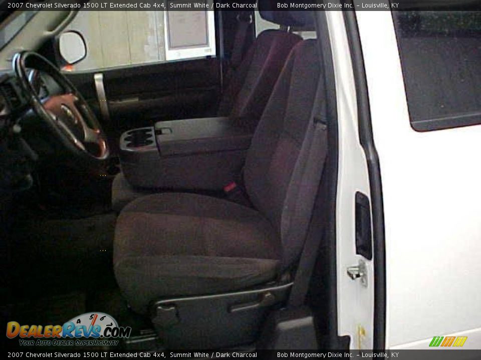 2007 Chevrolet Silverado 1500 LT Extended Cab 4x4 Summit White / Dark Charcoal Photo #20