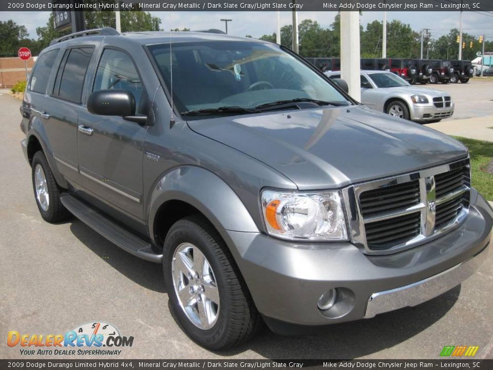 2009 Dodge Durango Limited Hybrid 4x4 Mineral Gray Metallic / Dark Slate Gray/Light Slate Gray Photo #3