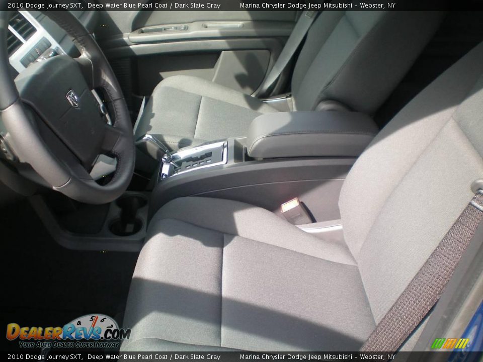2010 Dodge Journey SXT Deep Water Blue Pearl Coat / Dark Slate Gray Photo #2