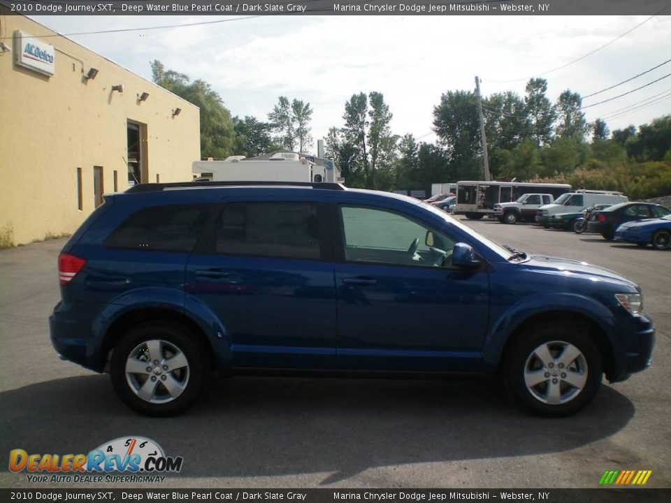 2010 Dodge Journey SXT Deep Water Blue Pearl Coat / Dark Slate Gray Photo #11