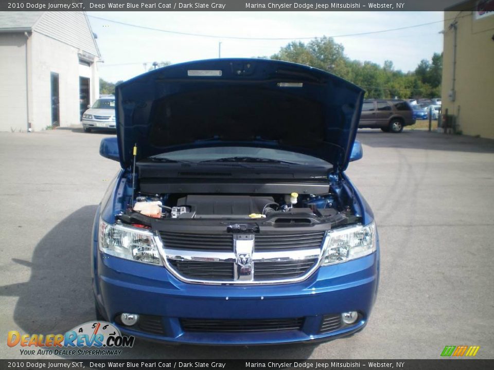 2010 Dodge Journey SXT Deep Water Blue Pearl Coat / Dark Slate Gray Photo #14