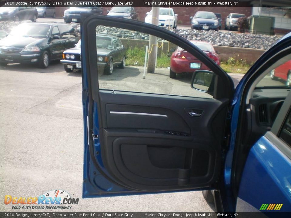 2010 Dodge Journey SXT Deep Water Blue Pearl Coat / Dark Slate Gray Photo #16