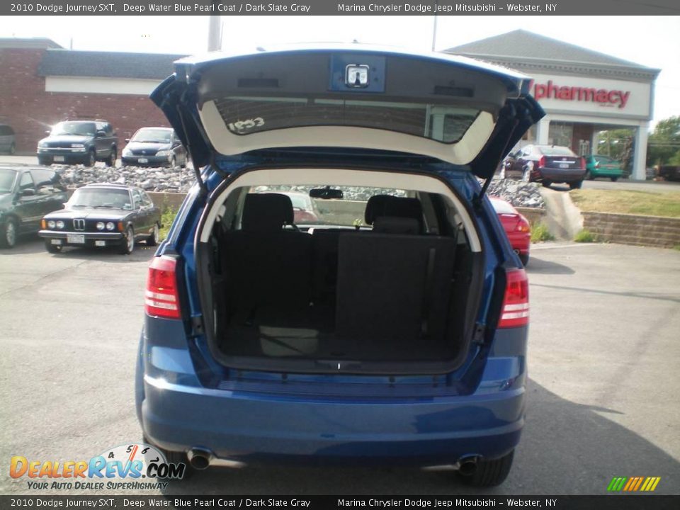 2010 Dodge Journey SXT Deep Water Blue Pearl Coat / Dark Slate Gray Photo #19