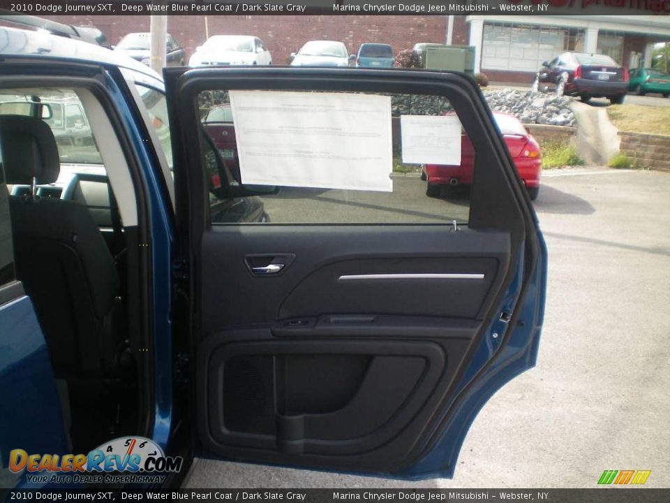2010 Dodge Journey SXT Deep Water Blue Pearl Coat / Dark Slate Gray Photo #21