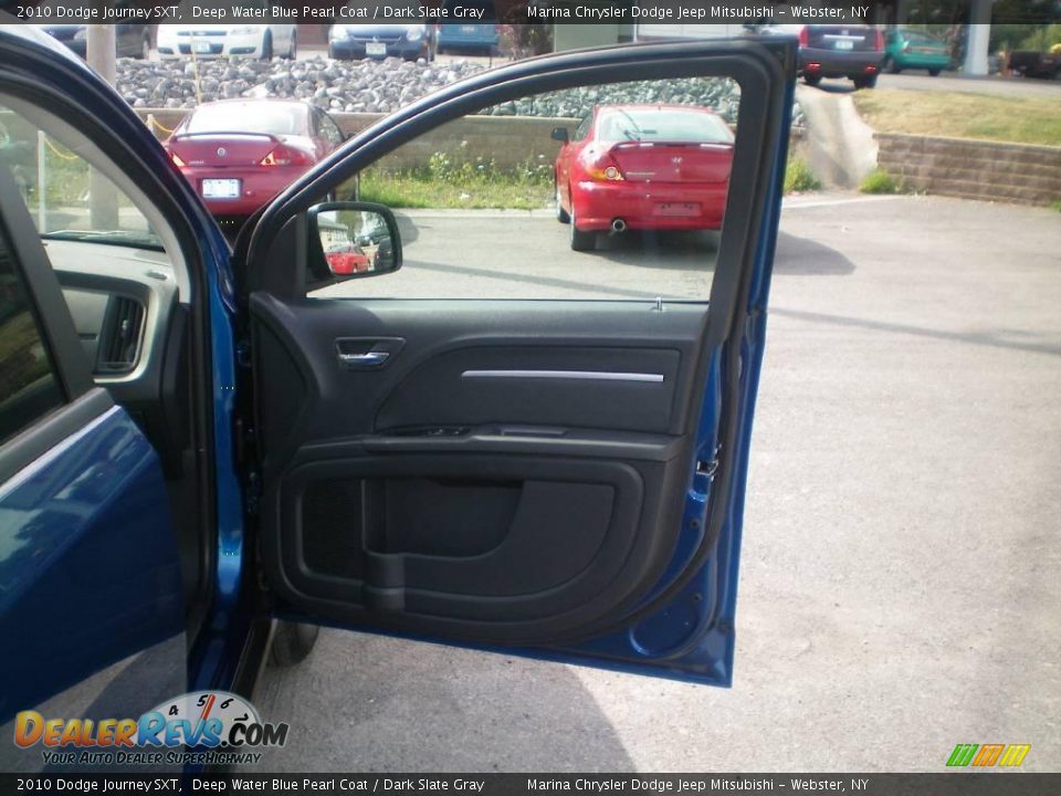 2010 Dodge Journey SXT Deep Water Blue Pearl Coat / Dark Slate Gray Photo #23
