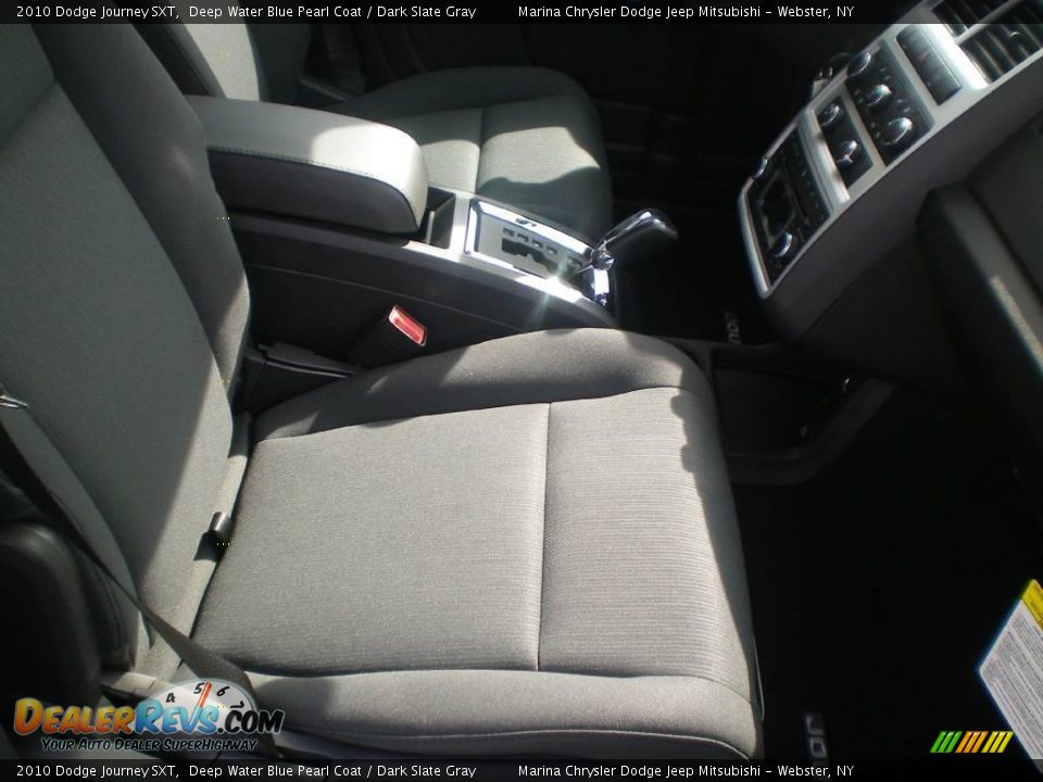 2010 Dodge Journey SXT Deep Water Blue Pearl Coat / Dark Slate Gray Photo #24