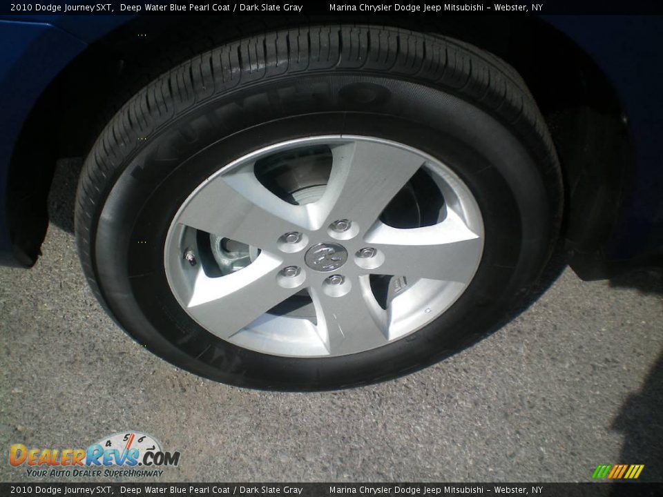2010 Dodge Journey SXT Deep Water Blue Pearl Coat / Dark Slate Gray Photo #26